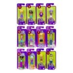 Polly Pocket - große Figur mit trendigen Outfit - Bella, Lila, Jake, Shani, Nicolas - zufällige Auswahl